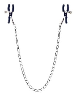 STYMULATOR- SQUEEZE N PLEASE NIPPLE CHAIN SILVER