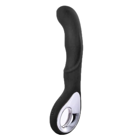 TICKLER BLACK SILICONE GSPOT VIBRATOR - RECHARGEABLE