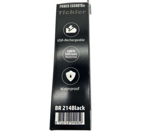 TICKLER BLACK SILICONE GSPOT VIBRATOR - RECHARGEABLE TICKLER BLACK SILICONE GSPOT VIBRATOR - RECHARGEABLE