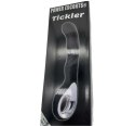 TICKLER BLACK SILICONE GSPOT VIBRATOR - RECHARGEABLE