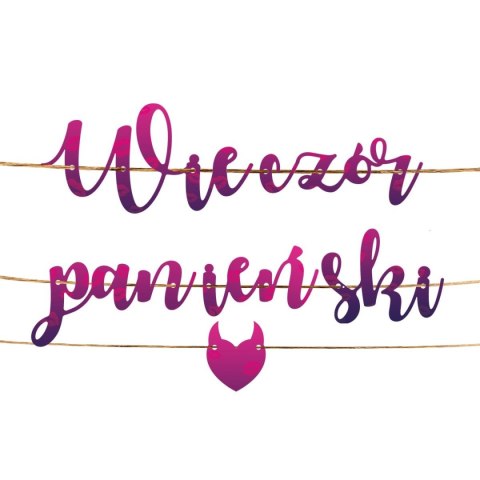 Baner złoty Wieczór Panieński Baner złoty Wieczór Panieński