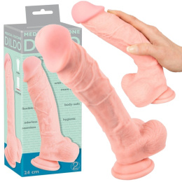 SZTUCZNY PENIS DILDO MĘSKI CZŁONEK Z PRZYSSAWKĄ