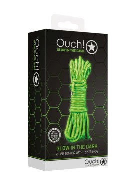 ROPE - 10M/16 STRINGS - GLOW IN THE DARK - NEON GREEN