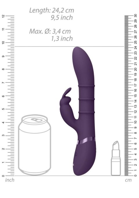 Stimulating Rings, Vibrating G-Spot Rabbit - Purple - Tester Stimulating Rings, Vibrating G-Spot Rabbit - Purple - Tester