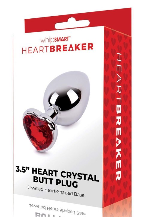HEARTBREAKER METAL BUTT PLUG LARGE HEARTBREAKER METAL BUTT PLUG LARGE