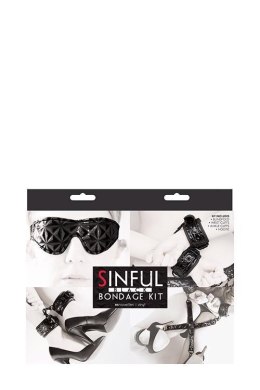 SINFUL BONDAGE KIT BLACK