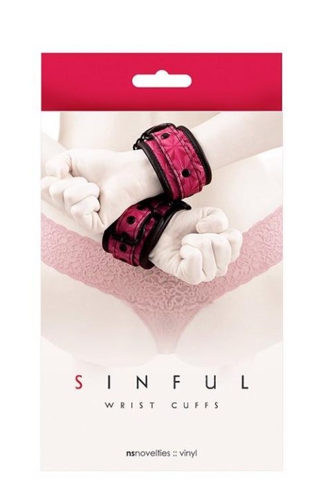 SINFUL PINK WRIST CUFFS