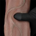 13"""" DUAL LAYERED SILICONE COCK XXL