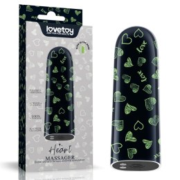 RECHARGEABLE GLOW-IN-THE-DARK HEART MASSAGER
