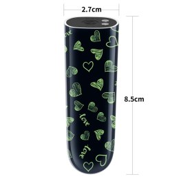 RECHARGEABLE GLOW-IN-THE-DARK HEART MASSAGER