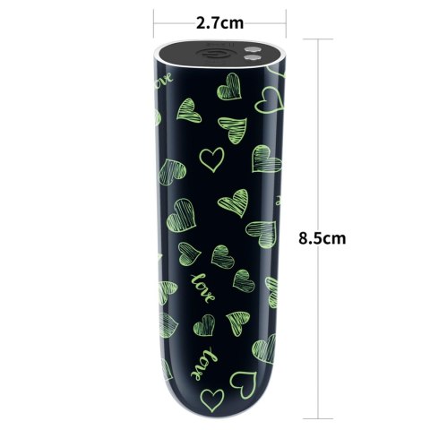 RECHARGEABLE GLOW-IN-THE-DARK HEART MASSAGER RECHARGEABLE GLOW-IN-THE-DARK HEART MASSAGER