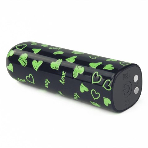 RECHARGEABLE GLOW-IN-THE-DARK HEART MASSAGER RECHARGEABLE GLOW-IN-THE-DARK HEART MASSAGER
