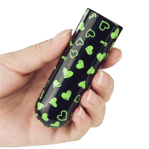 RECHARGEABLE GLOW-IN-THE-DARK HEART MASSAGER RECHARGEABLE GLOW-IN-THE-DARK HEART MASSAGER