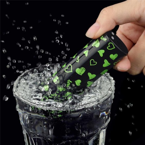 RECHARGEABLE GLOW-IN-THE-DARK HEART MASSAGER RECHARGEABLE GLOW-IN-THE-DARK HEART MASSAGER