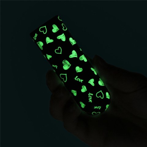 RECHARGEABLE GLOW-IN-THE-DARK HEART MASSAGER RECHARGEABLE GLOW-IN-THE-DARK HEART MASSAGER