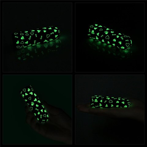 RECHARGEABLE GLOW-IN-THE-DARK HEART MASSAGER RECHARGEABLE GLOW-IN-THE-DARK HEART MASSAGER