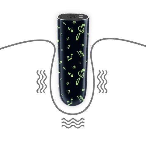 RECHARGEABLE GLOW-IN-THE-DARK MUSIC MASSAGER RECHARGEABLE GLOW-IN-THE-DARK MUSIC MASSAGER