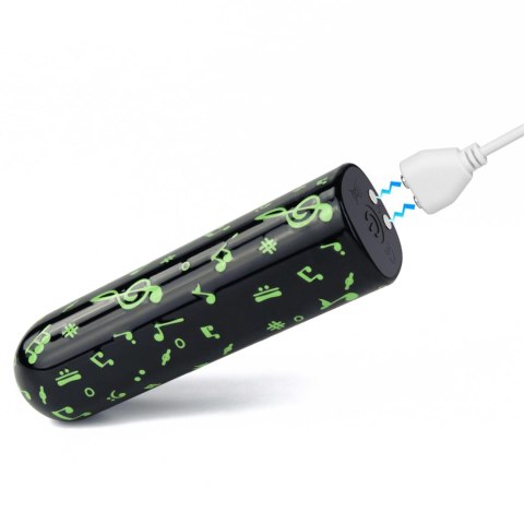 RECHARGEABLE GLOW-IN-THE-DARK MUSIC MASSAGER RECHARGEABLE GLOW-IN-THE-DARK MUSIC MASSAGER