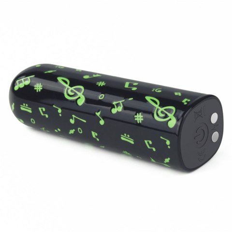 RECHARGEABLE GLOW-IN-THE-DARK MUSIC MASSAGER RECHARGEABLE GLOW-IN-THE-DARK MUSIC MASSAGER