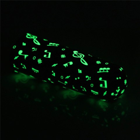 RECHARGEABLE GLOW-IN-THE-DARK MUSIC MASSAGER RECHARGEABLE GLOW-IN-THE-DARK MUSIC MASSAGER