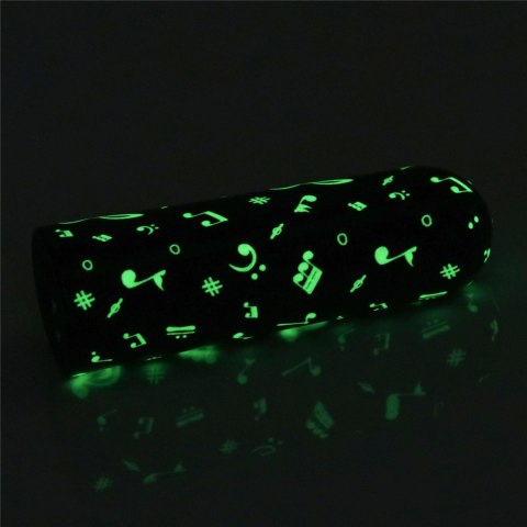 RECHARGEABLE GLOW-IN-THE-DARK MUSIC MASSAGER RECHARGEABLE GLOW-IN-THE-DARK MUSIC MASSAGER