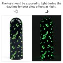 RECHARGEABLE GLOW-IN-THE-DARK MUSIC MASSAGER