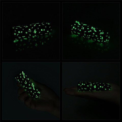 RECHARGEABLE GLOW-IN-THE-DARK MUSIC MASSAGER RECHARGEABLE GLOW-IN-THE-DARK MUSIC MASSAGER
