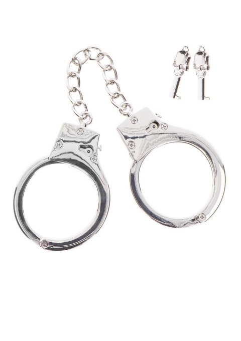 Silver Plated BDSM Handcuffs Silver Silver Plated BDSM Handcuffs Silver