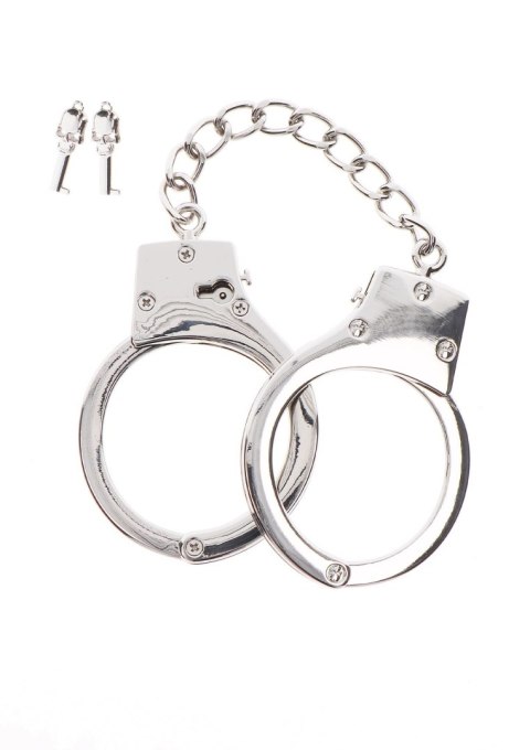Silver Plated BDSM Handcuffs Silver Silver Plated BDSM Handcuffs Silver
