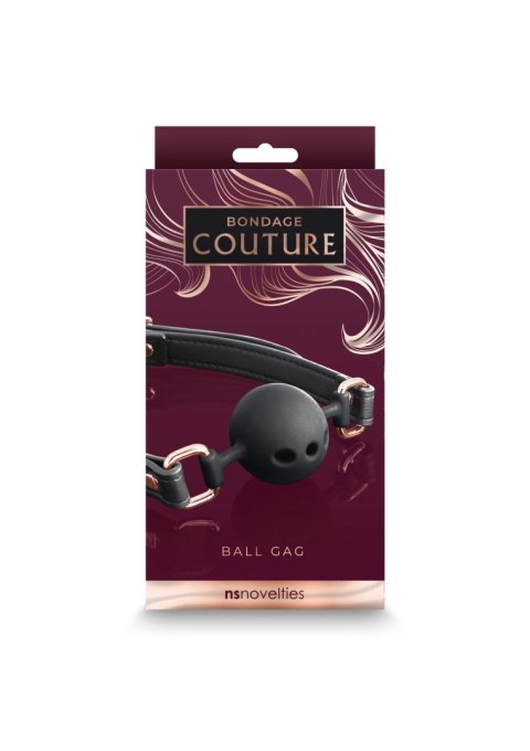 Bondage Couture Ball Gag Black Bondage Couture Ball Gag Black