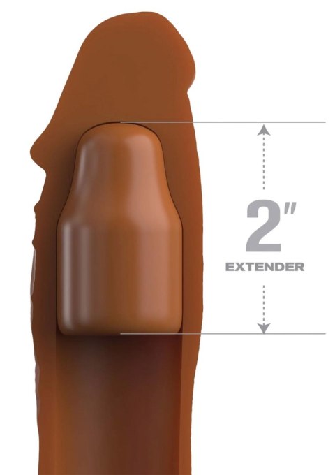 Sleeve 8 Inch + 2 Inch Plug Caramel skin tone Sleeve 8 Inch + 2 Inch Plug Caramel skin tone