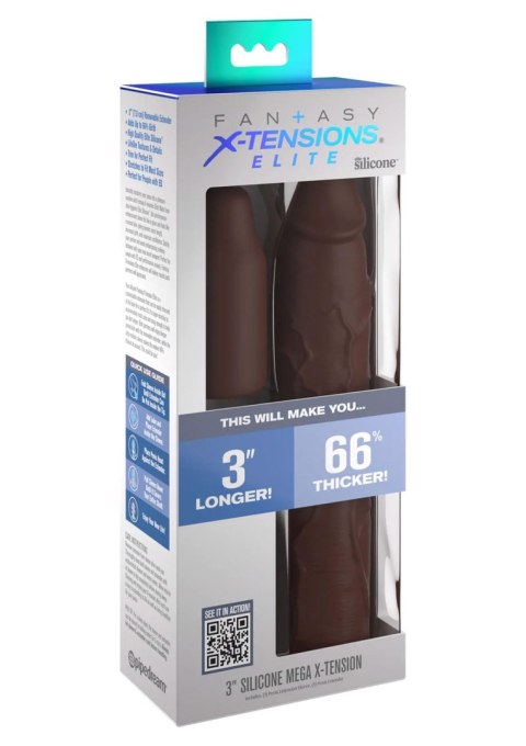 Sleeve 9 Inch + 3 Inch Plug Brown skin tone Sleeve 9 Inch + 3 Inch Plug Brown skin tone