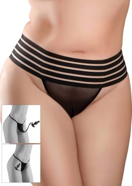 Crotchless Love Garter +Size Black