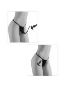 Crotchless Love Garter +Size Black
