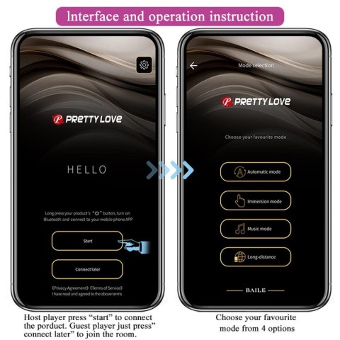 PRETTY LOVE - BAIRD, 12 VIBRATION FUNCTIONS MOBILE APP LONG-DISTANCE CONTROL PRETTY LOVE - BAIRD, 12 VIBRATION FUNCTIONS MOBILE APP LONG-DISTANCE CONTROL