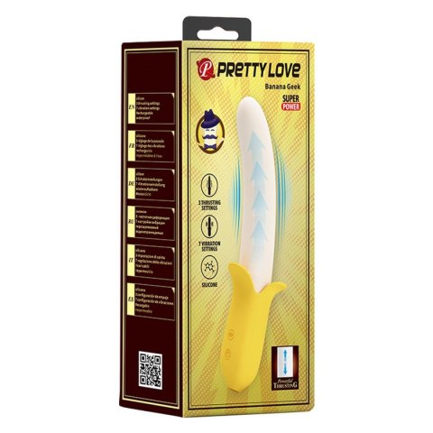 PRETTY LOVE - BANANA GREEK, 7 VIBRATION FUNCTIONS 3 THRUSTING SETTINGS PRETTY LOVE - BANANA GREEK, 7 VIBRATION FUNCTIONS 3 THRUSTING SETTINGS