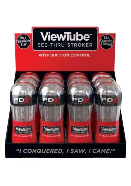 Viewtube See-Thru Stroker 12PC Transparent