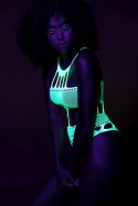 BODY WITH GRECIAN NECKLINE - NEON GREEN - XS/XL