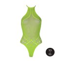 BODY WITH HALTER NECK - NEON GREEN - XS/XL
