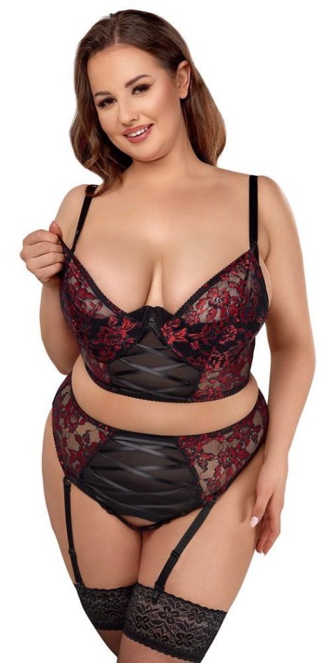 Bra Set black/red 95C/2XL Bra Set black/red 95C/2XL
