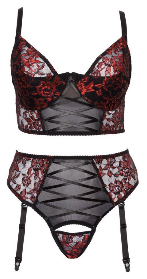 Bra Set black/red 95C/2XL Bra Set black/red 95C/2XL