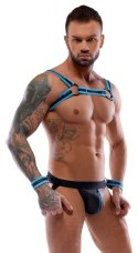 Men's Jock set black/blue M