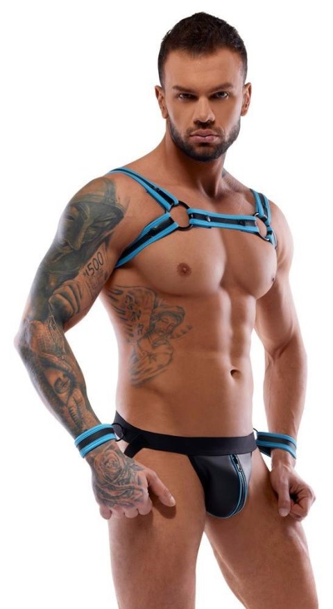 Men's Jock set black/blue M Men's Jock set black/blue M