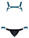 Men's Jock set black/blue M