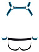 Men's Jock set black/blue M