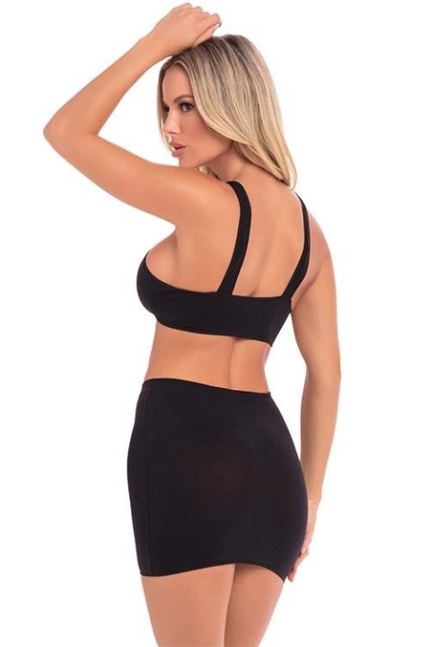 BE SEEN 2PC SKIRT SET BLACK, OS BE SEEN 2PC SKIRT SET BLACK, OS