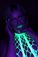 BODYSTOCKING WITH HALTERNECK - GREEN - XS/XL