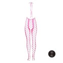 BODYSTOCKING WITH HALTERNECK - PINK - XS/XL