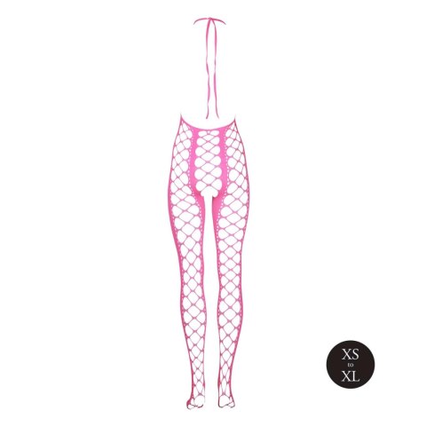 BODYSTOCKING WITH HALTERNECK - PINK - XS/XL BODYSTOCKING WITH HALTERNECK - PINK - XS/XL