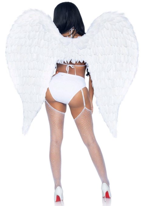 Deluxe Feather Wings White Deluxe Feather Wings White